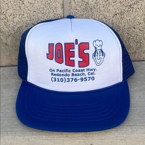 Joe's Blue and White Trucker Hat‎ SnapBack
